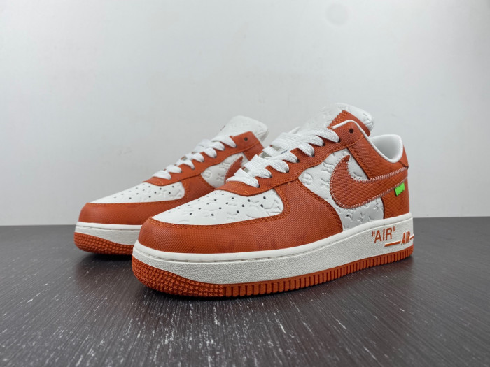 l**isV*t*n x nike air force lv orange 20230303
