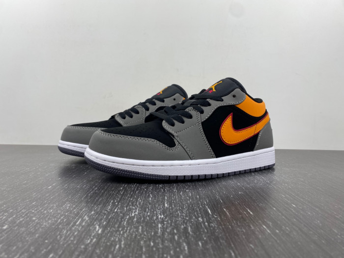 air jordan 1 low highlighted with vivid orange fn7308-008