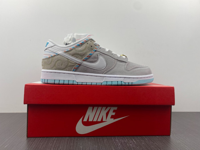 nike sb dunk low “barber shop” dh7614-500
