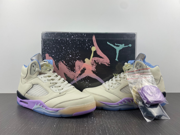 dj khaled x air jordan 5 “sail” dv4982-175