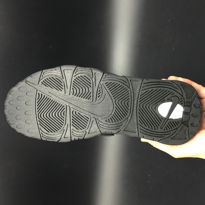 nike air more uptempo triple black 414962-004