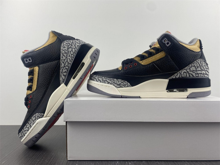 air jordan 3 wmns “black gold” ck9246-067