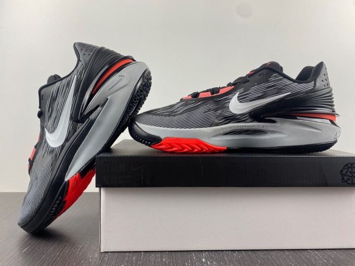 nike zoom gt cut 2 black bright crimson dj6013-001