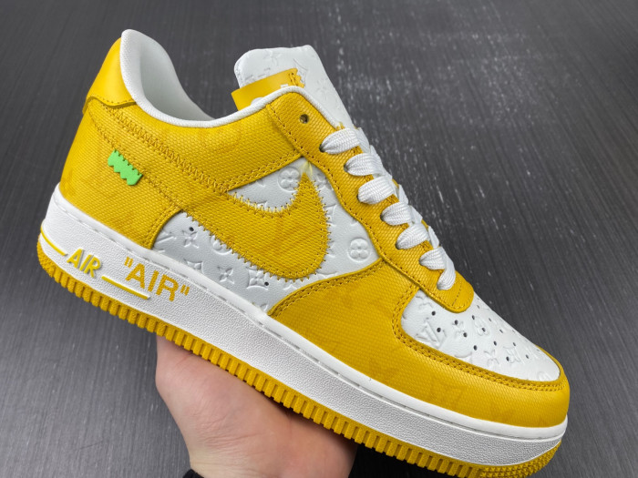 l**isV*t*n x nike air force lv yellow 20230213