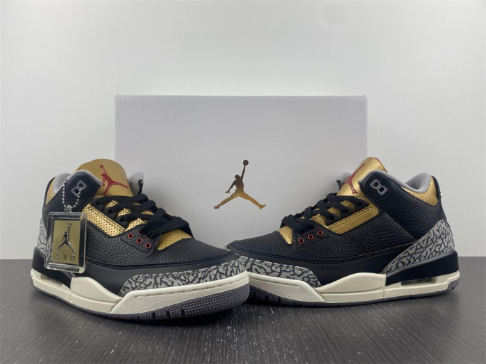 air jordan 3 wmns “black gold” ck9246-067