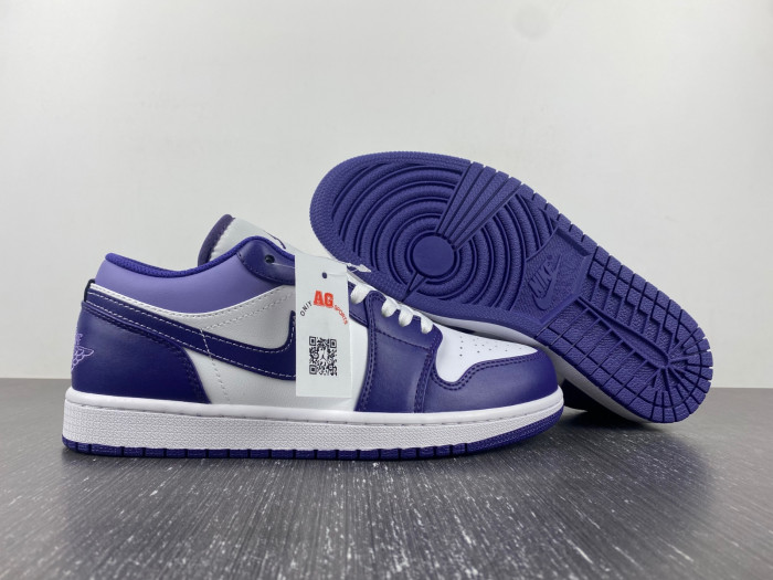 air jordan 1 low sky j light purple-white 553558-515