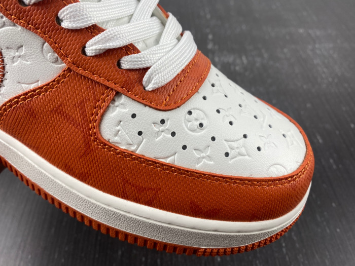 l**isV*t*n x nike air force lv orange 20230303