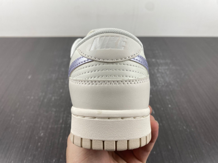 nike dunk low ess sail oxygen purple (women