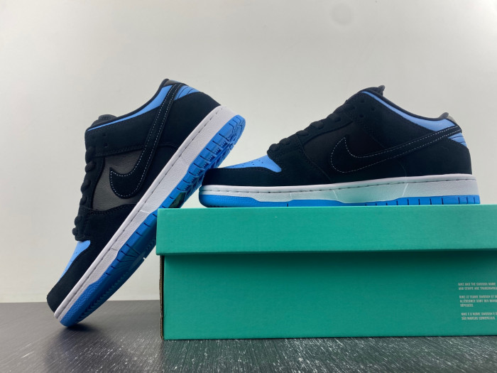 nike sb dunk low black university blue 304292-048