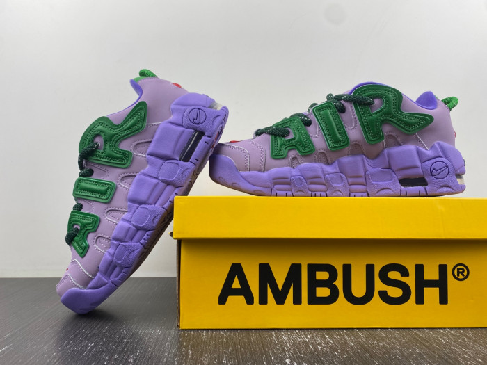ambush x nike air more uptempo low “lilac” fb1299-500