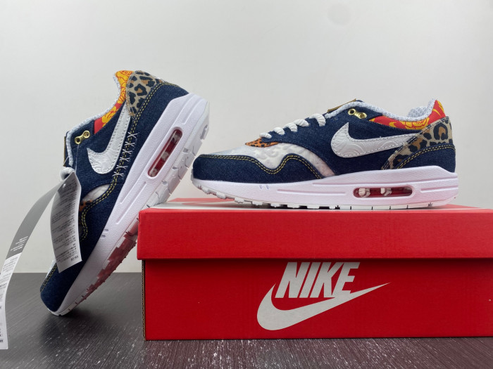 nike air max 1 premium denim leopard fj4452-432