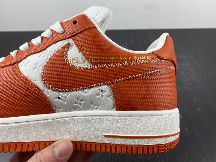 l**isV*t*n x nike air force lv orange 20230303