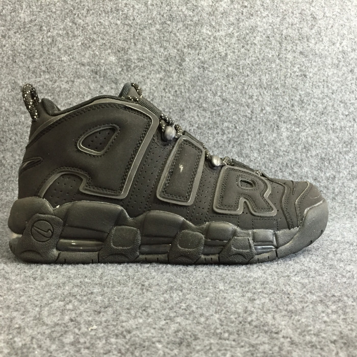nike air more uptempo triple black 414962-004