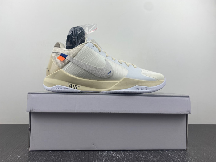 nike kobe 5 protro undefeated rice whiten kb5-0615