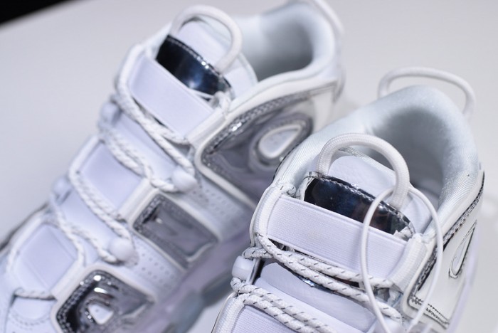 nike air more uptempo white Ch*0me blue tint 917593-100