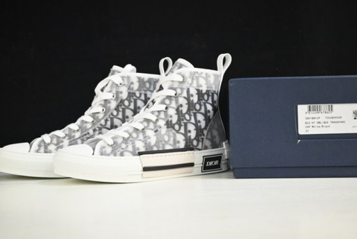 b23 oblique high top sneakers white t004801-1069