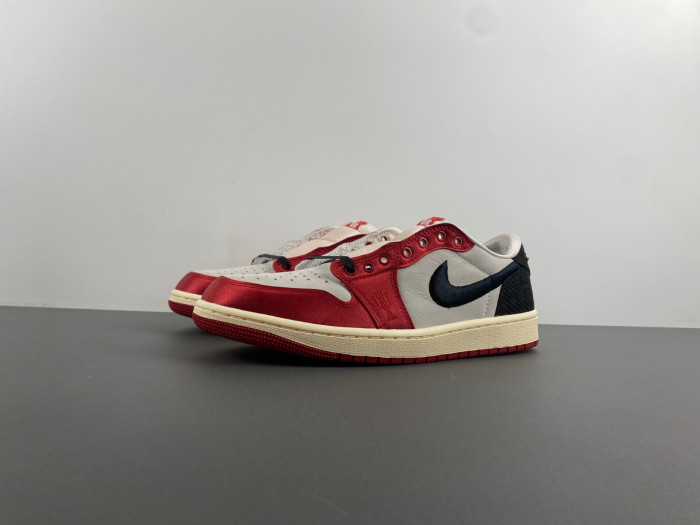 air jordan 1 low og x trophy room sail and varsity red fn0432-100