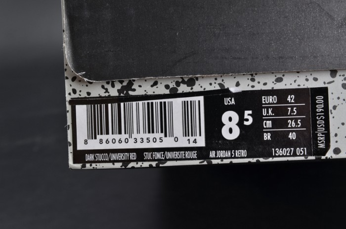 bape x air jordan 5 trophy room“camo” university red mens 136027-051