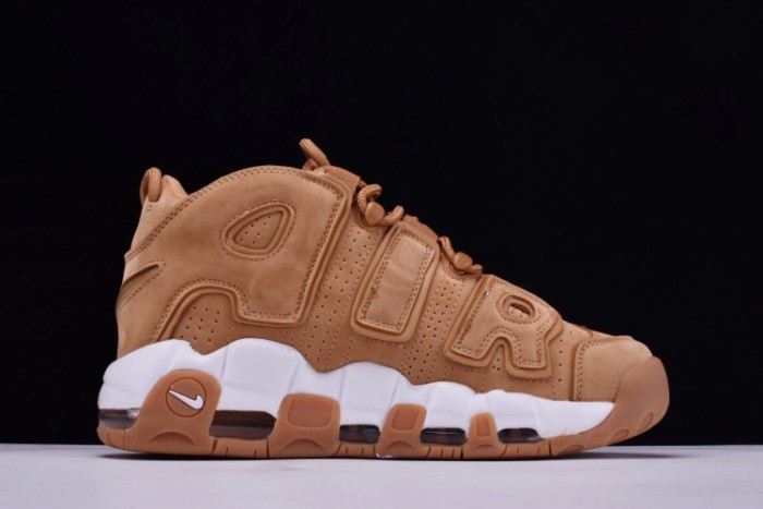 nike air more uptempo prm “wheat” brown aa4060-200