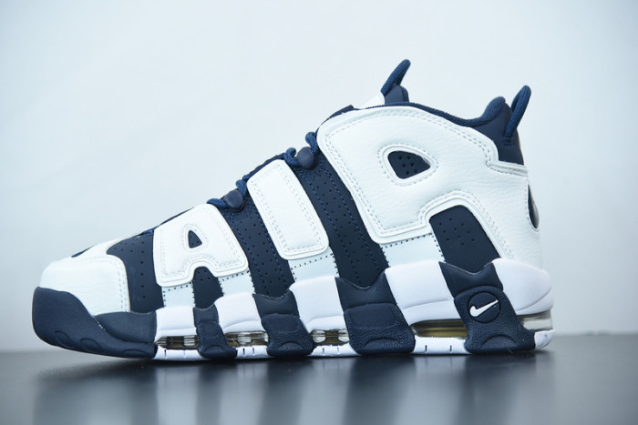 nike air more uptempo “olympic” white/midnight navy 414962-104