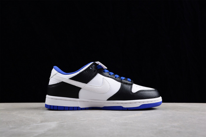 nike dunk low white/white-black-game royal fd9064-110