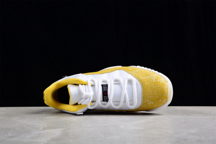 air jordan 11 low wmns “yellow snakeskin” ah7860-107