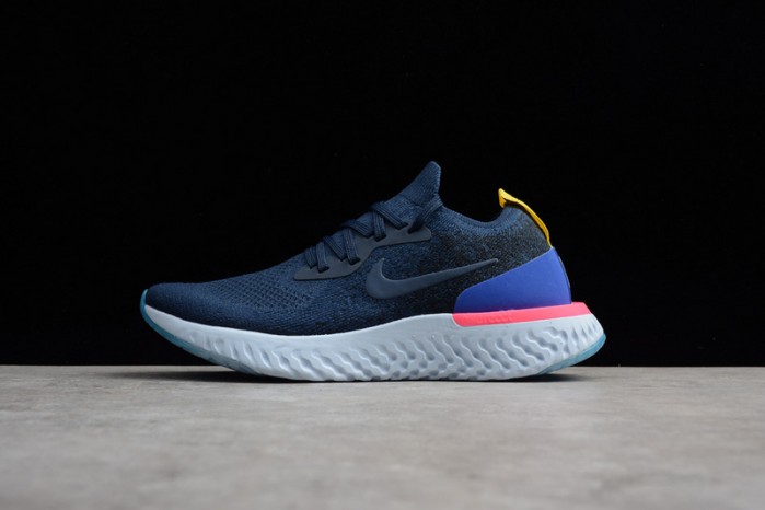 nike epic react flyknit blue aq0067-400