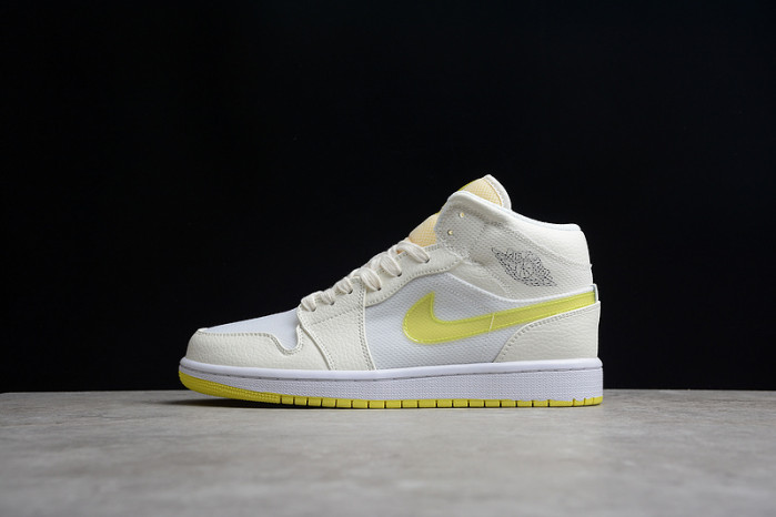 air jordan 1 mid se voltage yellow" db2822-107