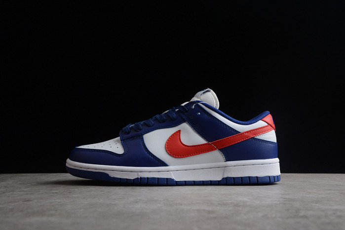 nike dunk low＂white and university red dd1503-119