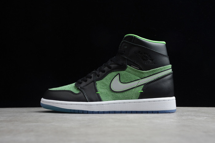 air jordan 1 high zoom “rage green” ck6637- 002