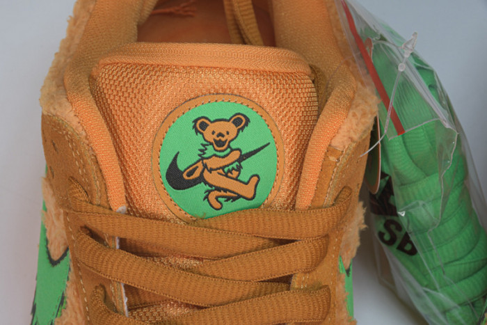 grateful dead x nike sb dunk low“ orange bear” cj5378 800