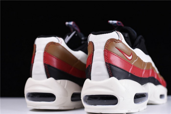 nike air max 95 “pull tab” pack black/ sail-ale brown-gym red aj4077-002