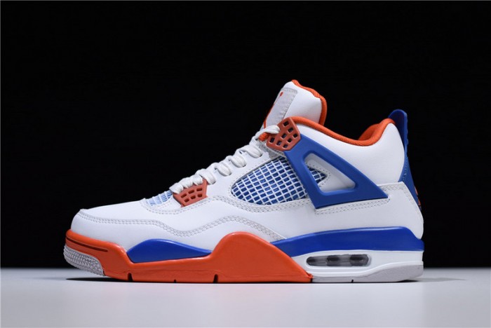 air jordan 4 white/bright crimson-royal blue 308497-171