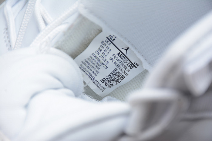 air jordan 11 white metallic silver vast grey ar0715-100