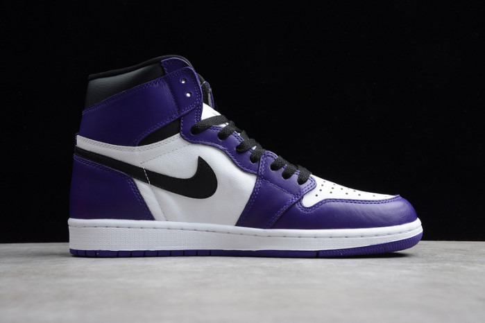 air jordan 1 aj1 court purple white 555088-500