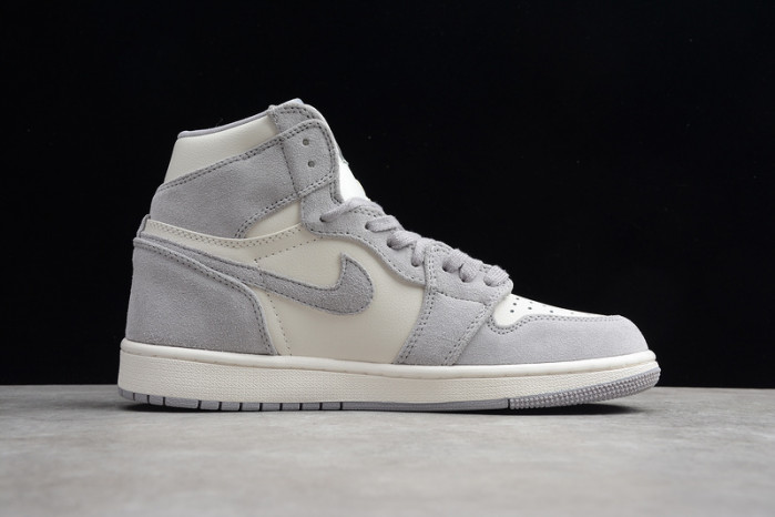 air jordan 1 high premium pale ivory ah7389-101