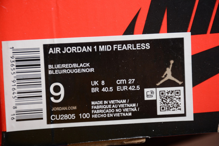 air jordan 1 mid blue the great cu2805-100