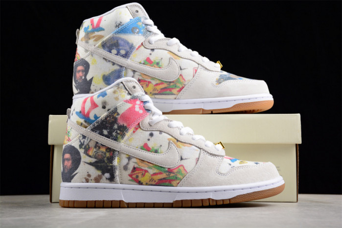 nike sb dunk high S*p*e rammellzee fd8779-100