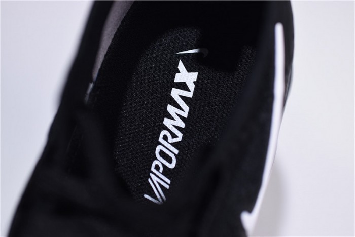 nike air vapormax flyknit 2.0 running sneakers black/grey 942842-001