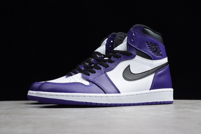 air jordan 1 aj1 court purple white 555088-500