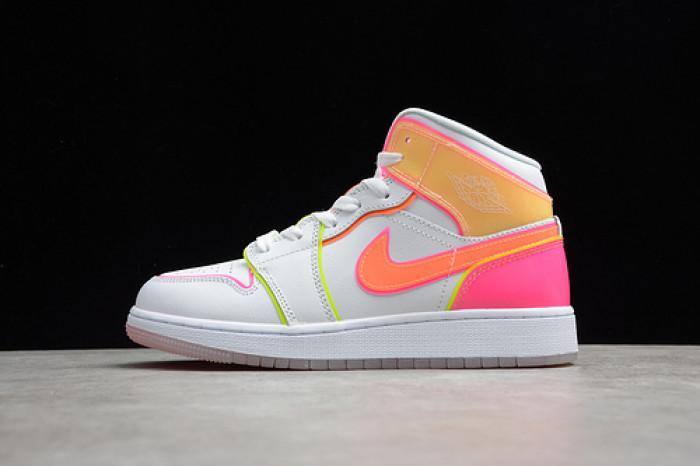 air jordan 1 mid se gs ''edge glow'' cv4611-100