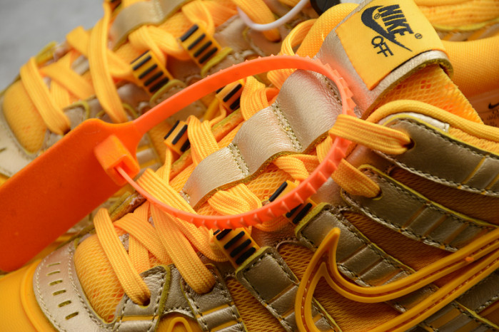 off-w x nike air rubber dunk university gold cu6015-700