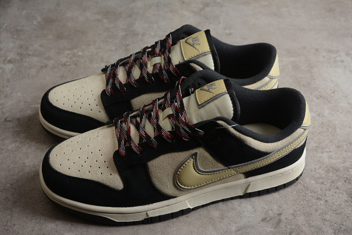 nike dunk low “black suede” dv3054-001