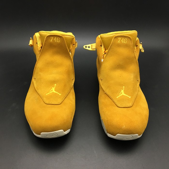 air jordan 18 yellow suede aa2494-701