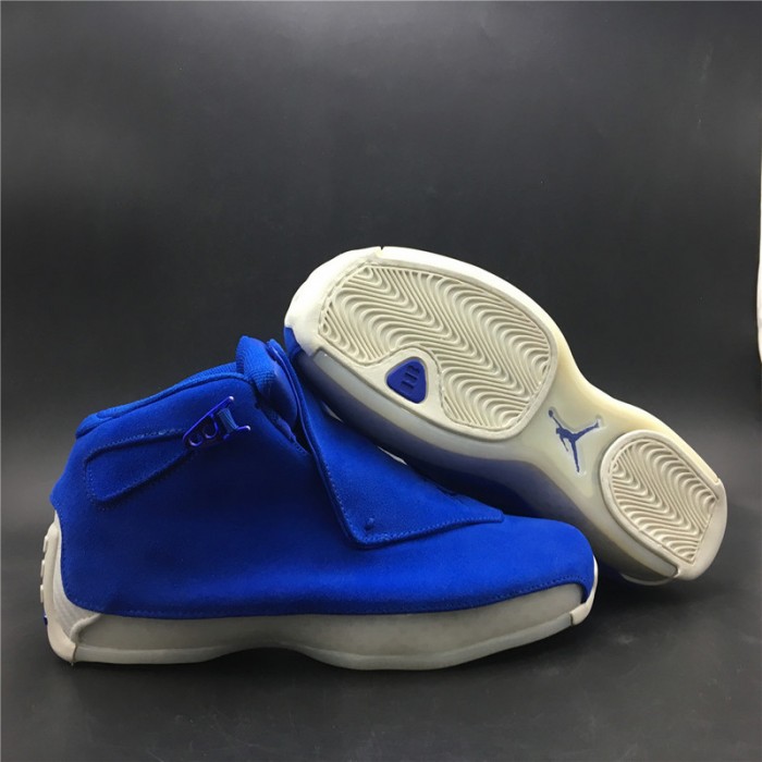 air jordan 18 blue suede aa2494-401