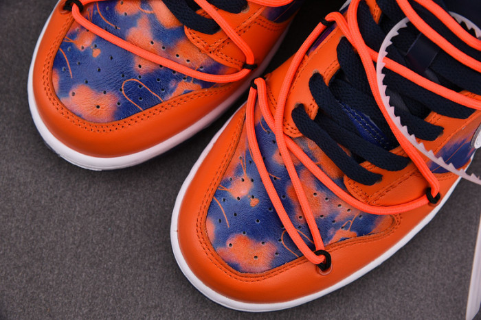 off-w x nike dunk low orange purple ct0856-801