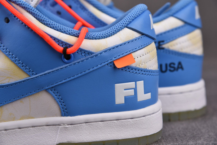 off-w x nike dunk low white blue ct0856-403