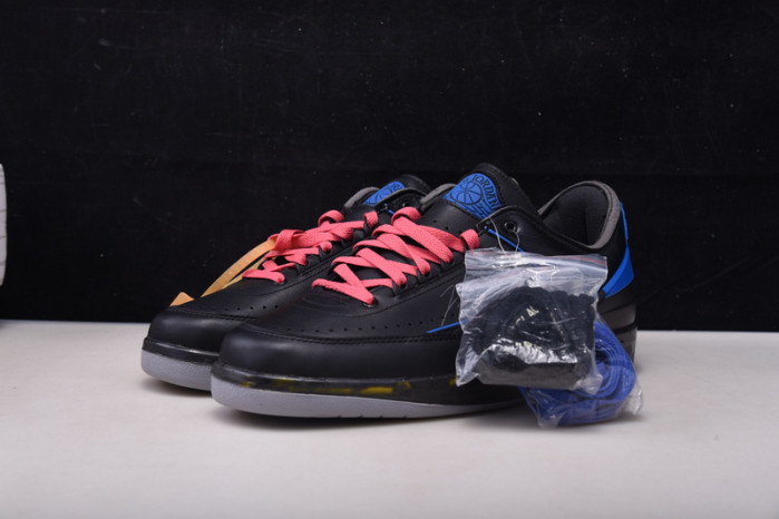 air jordan 2 retro low sp black blue dj4375-004