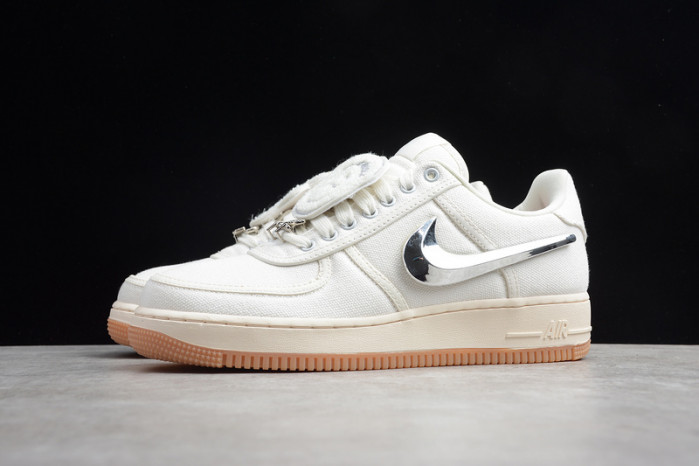 travis scott nike air force 1 low sail aq4211-101