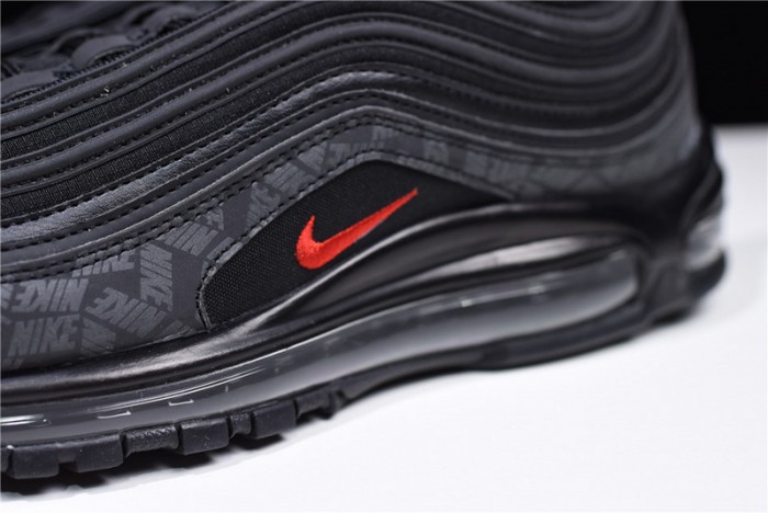 nike air max 97 reflective logos black ar4259-001